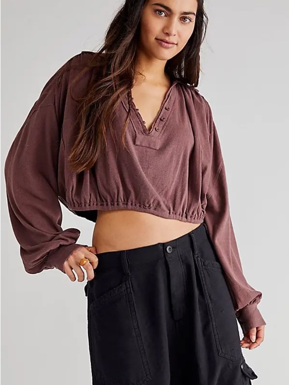 Free People We The Free Darren Tee crop top